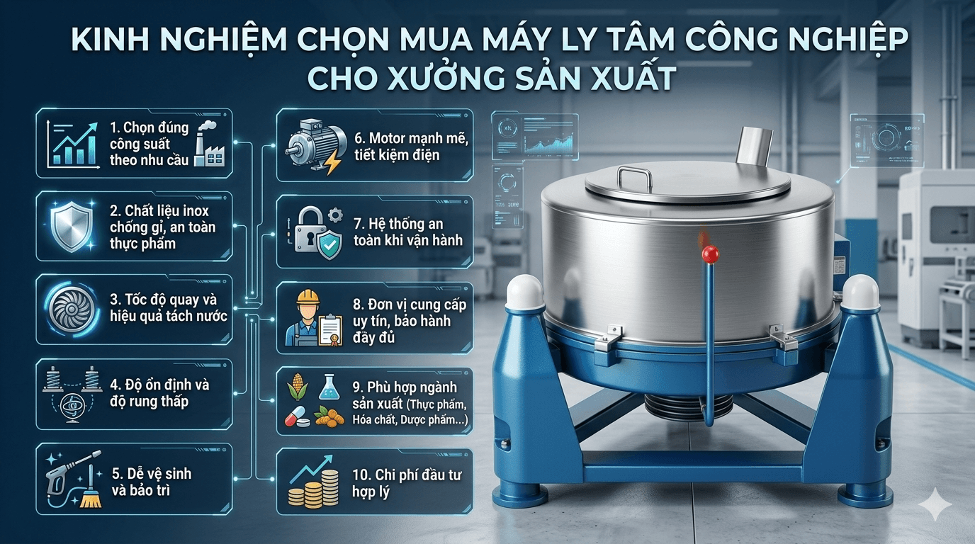 Kinh Nghiem Chon May Ly Tam Cong Nghiep