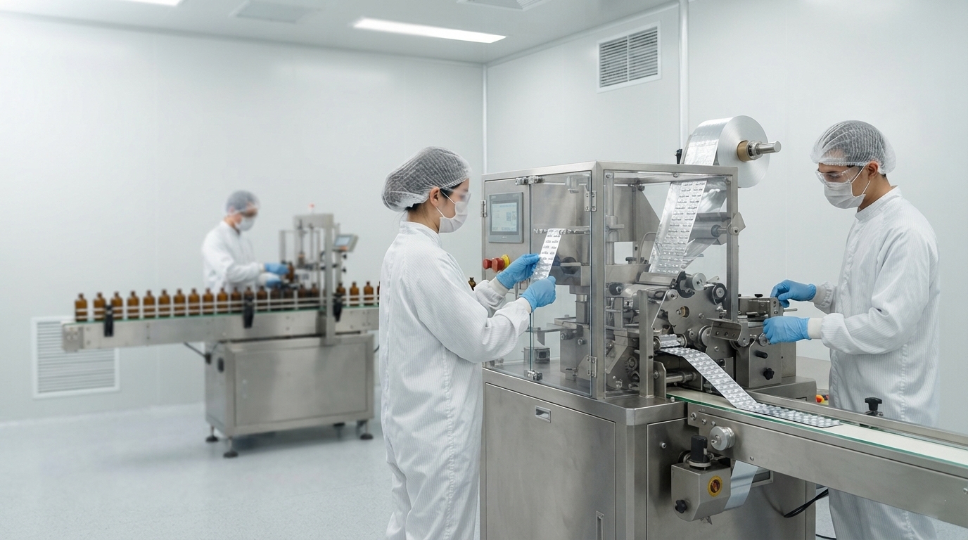 M&aacute;y đ&oacute;ng g&oacute;i dược phẩm v&agrave; thực phẩm chức năng: Đạt chuẩn GMP trong từng chi tiết